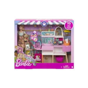 Mattel GRG90 - Barbie - Puppe und Haustiersalon