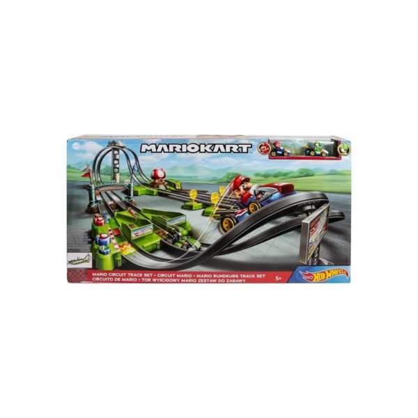 Mattel HFY15 - Hot Wheels - Nintendo - Mario Kart - Rundkurs Rennbahn