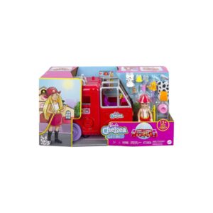 Mattel HCK73 - Barbie - Chelsea can be... - Feuerwehrauto mit Zubehör