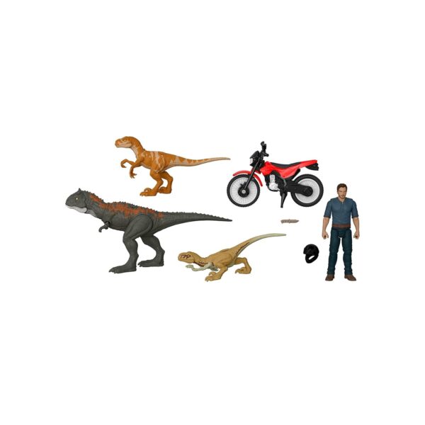 Mattel HFG64 - Jurassic World - Dominion - Owen Flucht-Set