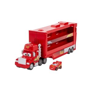 Mattel GNW34 - Disney Pixar Cars - Mack Truck inkl. Lightning McQueen Fahrzeug