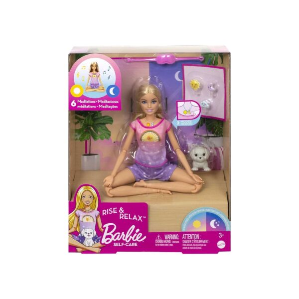 Mattel HHX64 - Barbie - Self Care - Rise & Relax Meditations Barbie