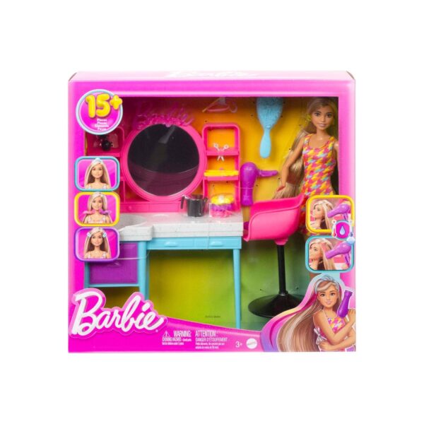 Mattel HKV00 - Barbie - Totally Hair - Haarsalon