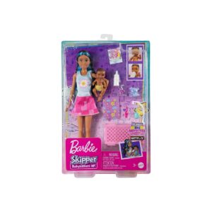 Mattel HJY34 - Barbie - Skipper Babysitters Inc - Babysitterpuppe mit Zubehör