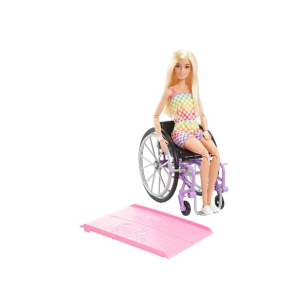 Mattel HJT13 - Barbie - Puppe im Rollstuhl mit Rampe