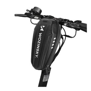 Wozinsky wasserdichte Scooter Lenkertasche 2l Lenkertasche schwarz (WSB3BK)