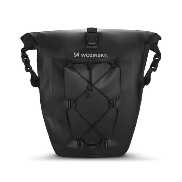 Wozinsky wasserdichte Fahrradtasche Kofferraumtasche Gepäcktasche 25l Schwarz