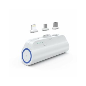 Choetech B660 Mini-Powerbank 3000 mAh USB C / Micro USB / iPhone-Ansch