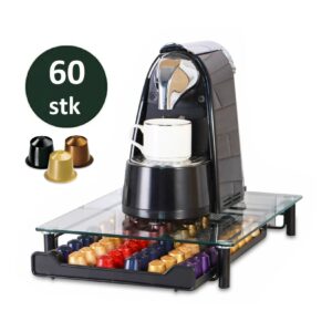 Kaffeekapsel Schublade für 60 Kapseln kompatibel mit Nespresso