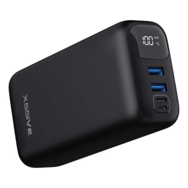 Schnell Powerbank Ladegerät 30.000 mAh QC/PD 2 Input 3 Output Schwarz