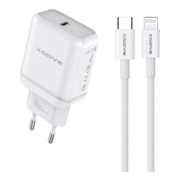 Schnelladegerät 20W Ladegerät und USB Kabel Type-C zu iOS Geräte 3A