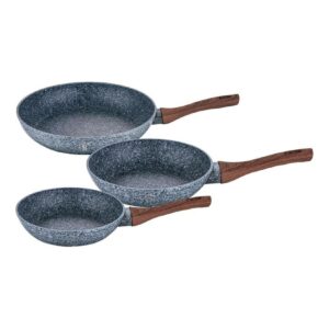 Berlinger Haus BH/1214F 3er-Set Alu-Gusspfannen 20/24/28 cm