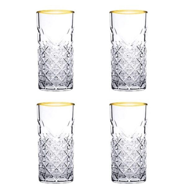 Timeless Gold 450ml 4er Cocktailglas