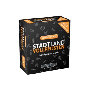 Denkriesen Spielware STADT LAND VOLLPFOSTEN® Kartenspiel - Classic