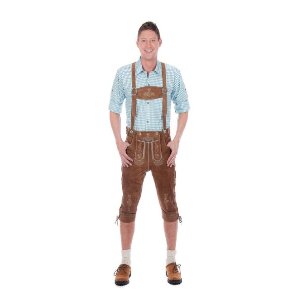 Trachtenlederhose Kniebundhose Wildbockleder