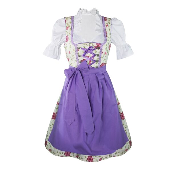 Mini Dirndl 3-teilig Blumen