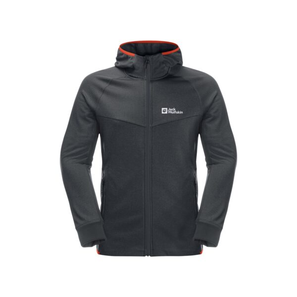 Jack Wolfskin Hydro Grid Hooded FZ Herren Fleecejacke