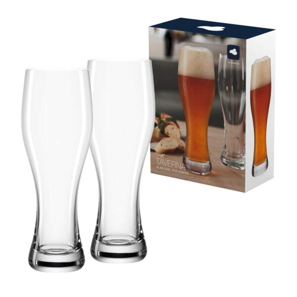 Leonardo Weizenbiergläser Taverna 500 ml 2er Set