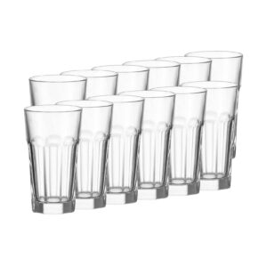 Leonardo Longdrinkgläser Rock 340 ml 12er Set