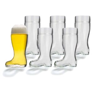 Stölzle Lausitz Biergläser Stiefel 1000 ml 6er Set