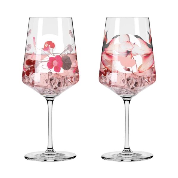 Ritzenhoff Aperitifgläser Blumen und Zahlen Sommersonett 544 ml 2er Set