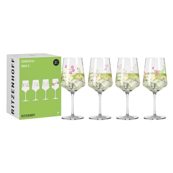 Ritzenhoff Aperitifgläser Sommertau 544 ml 4er Set