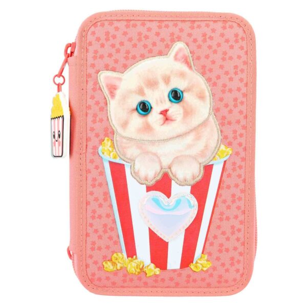 Depesche 3-Fach Federtasche CUTIE STAR inkl. Stifte TOPModel 21 x 9 x 7 cm