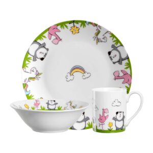 Leonardo Kindergeschirr Set Einhorn / Panda / Flamingo Bambini