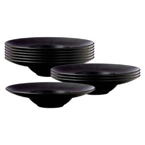 Maxwell & Williams Pasta- und Suppenteller Caviar Black ø 28 cm 10er Set