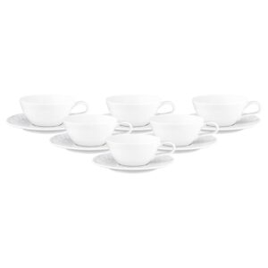 Seltmann Weiden Teetassen mit Untertassen Nori Home 280 ml 6er Set