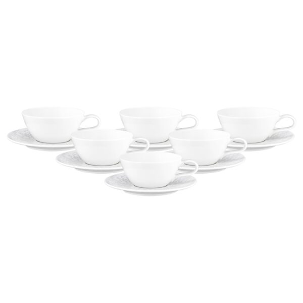 Seltmann Weiden Teetassen mit Untertassen Nori Home 280 ml 6er Set