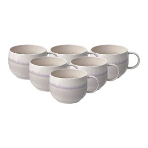 like. by Villeroy & Boch Kaffeetassen Perlemor Sand 190 ml 6er Set