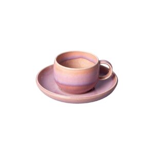 like. by Villeroy & Boch Kaffeetasse mit Untertasse Perlemor Coral 190 ml