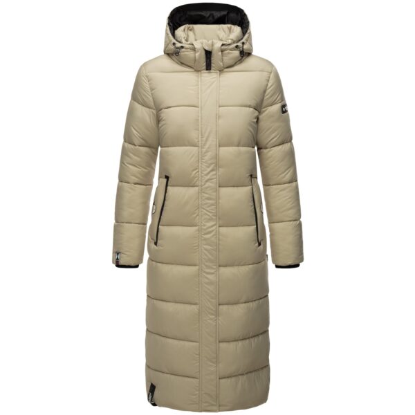 NAVAHOO Damen Steppmantel zeitloser Winterparka mit abnehmbarer Kapuze Isalie