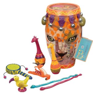 B.TOYS B. Leoparden-Conga mit Musikintrumenten