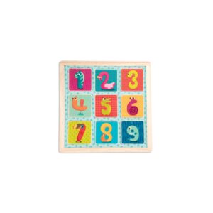 B.TOYS B. Count n’ Doodle - Holzpuzzle mit magnetischen Zahlen 10-teilig