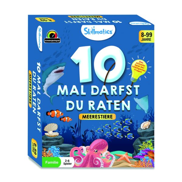 Skillmatics 10 Mal darfst du raten Meerestiere