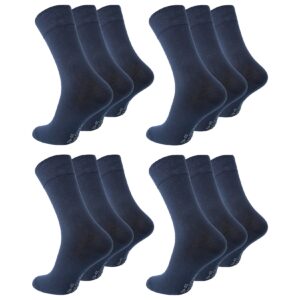 Paolo Renzo® Business Socken 12 Paar - Größe 39/42 - Marineblau