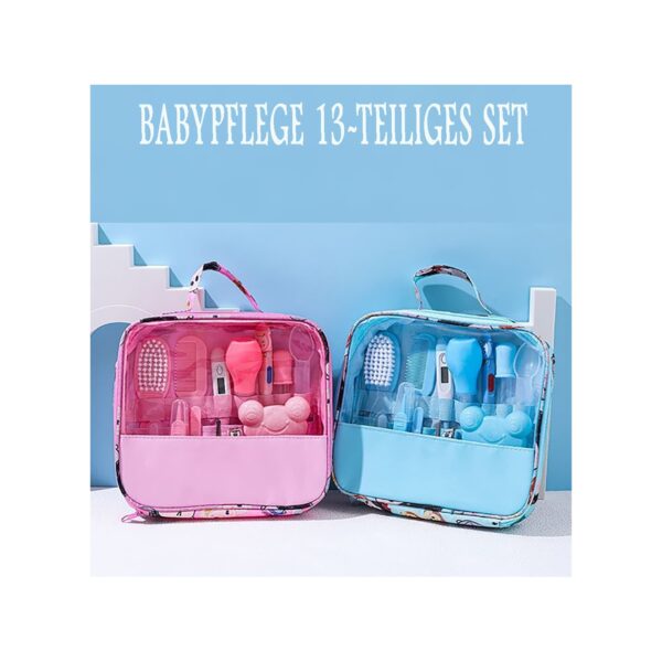 TPFBeauty Babypflege-Set 13-teilig mit Badewannen-Thermometer