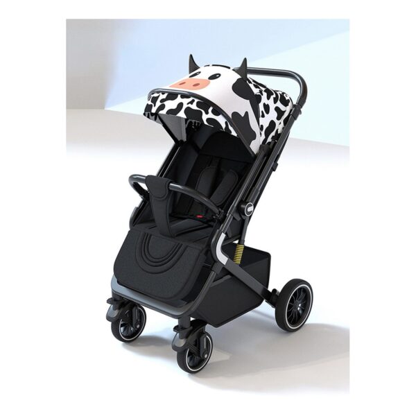 TPFLiving Klappkinderwagen Modell 14 Stoff - Grau