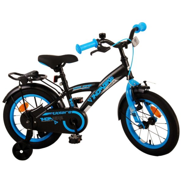 TPFSports Thombike Kinderfahrrad - Jungen - 14 Zoll - 2 Handbremsen - Schwarz/Rot