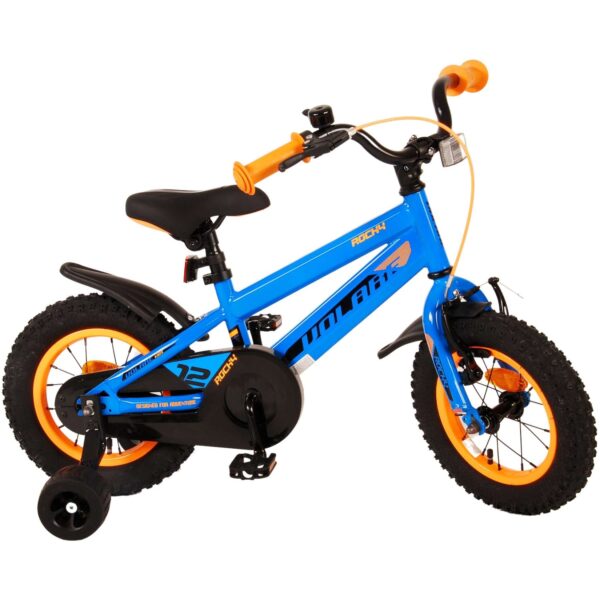 TPFSports Rocky Kinderfahrrad - Jungen - 12 Zoll - 2 Handbremsen - Rot/Grün