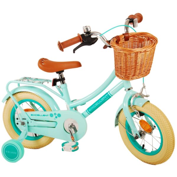 TPFSports Excellent Kinderfahrrad - Mädchen - 12 Zoll - Rücktritt + Handbremse - Weiß