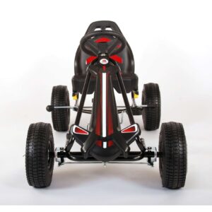 TPFSports Go Kart Rennwagen - Jungen - eine Handbremse - Schwarz