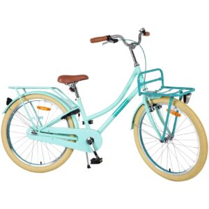 TPFSports Excellent Kinderfahrrad - Mädchen - 24 Zoll - Rücktritt + Handbremse - Weiß