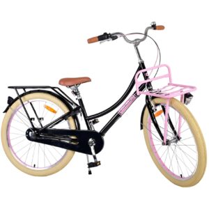 TPFSports Excellent Kinderfahrrad - Mädchen - 24 Zoll - 3 Gänge - Rücktritt + Handbremse - Weiß