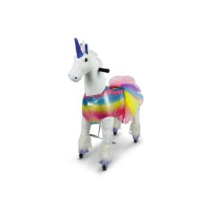 TPFLiving Reittier Einhorn Rainbow Größe S