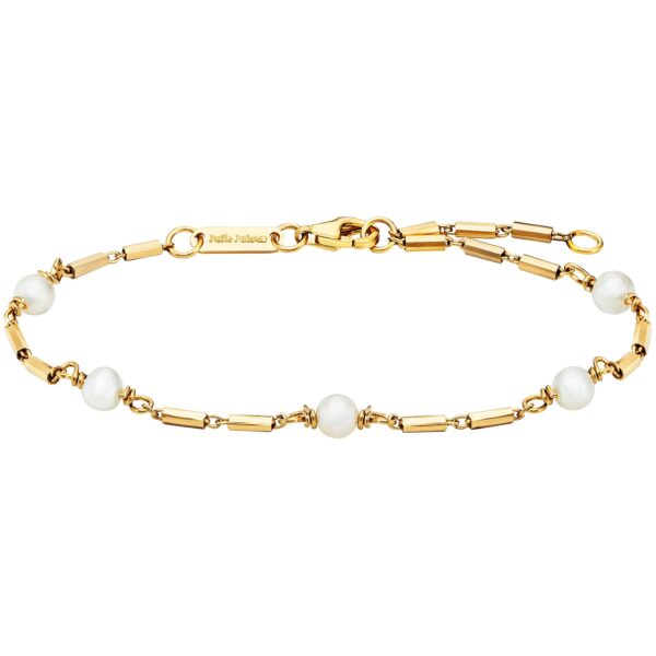 Julie Julsen Armband 925/- Sterling Silber vergoldet Süßwasserperlen