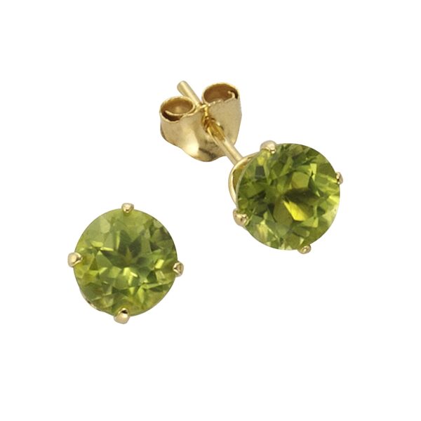 Fascination by Ellen K. Ohrringe 333 Gold Peridot 5mm