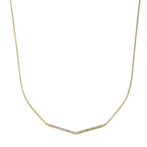 Celesta Gold Collier 375/- Gelbgold Zirkonia